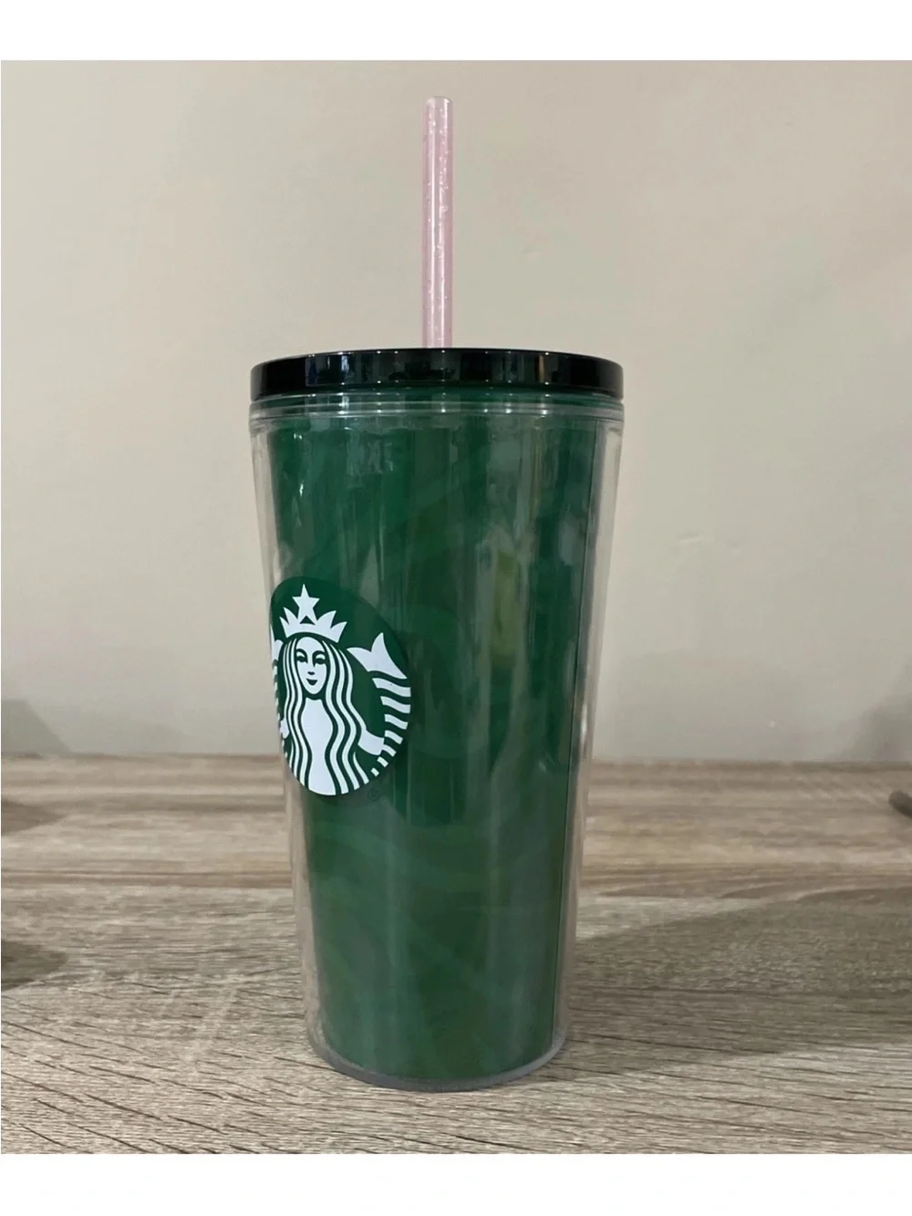 Starbucks 16oz Mermaid Reusable Cold Cup Green Zebra Siren Tumbler 2021 NEW